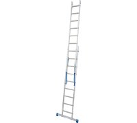 Двухсекционная универсальная лестница KRAUSE Stabilo 2х9 ступеней (133472)