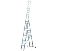 Лестница-стремянка трехсекционная KRAUSE Stabilo 3x14 ступеней (133724)