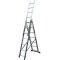 Лестница-стремянка трехсекционная KRAUSE Corda+ 3x9 ступеней (013392) купить в Минске и Беларуси
