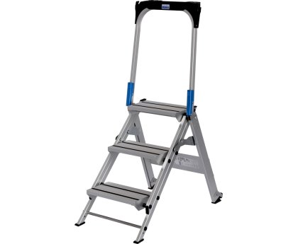 Монтажная подставка KRAUSE Stabilo 3 ступени с дугой безопасности (810250/810304) купить в Минске и Беларуси