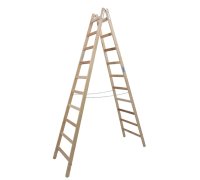 Стремянка деревянная KRAUSE Stabilo 2x10 ступеней (170217)
