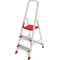 Стремянка алюминиевая односторонняя профессиональная NV3119, 1х3 ступени 130 мм купить в Минске и Беларуси