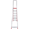 Стремянка алюминиевая односторонняя профессиональная NV3117, 1х7 ступеней 130 мм купить в Минске и Беларуси
