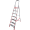 Стремянка алюминиевая односторонняя профессиональная NV3117, 1х7 ступеней 130 мм купить в Минске и Беларуси