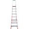 Стремянка алюминиевая односторонняя профессиональная NV3117, 1х8 ступеней 130 мм купить в Минске и Беларуси