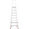 Стремянка алюминиевая односторонняя профессиональная NV3137, 1х8 ступеней 130 мм, площадка 350х260 мм купить в Минске и Беларуси